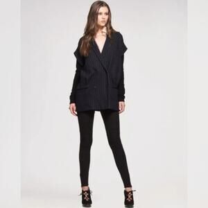 Diane Von Furstenberg Mixed Media Financier Blazer SZ 4